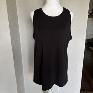 Athleta Women's Black Soft Loose Fit Tank Size Large